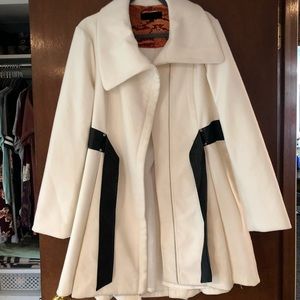 Steve Madden White Dress Coat XL